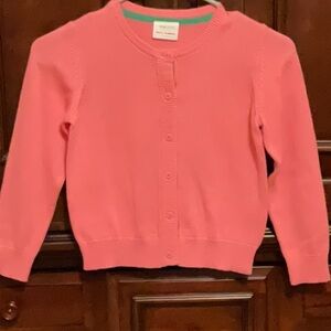 Hanna Andersson Pink Cardigan Sweater 120 cm US 6-7